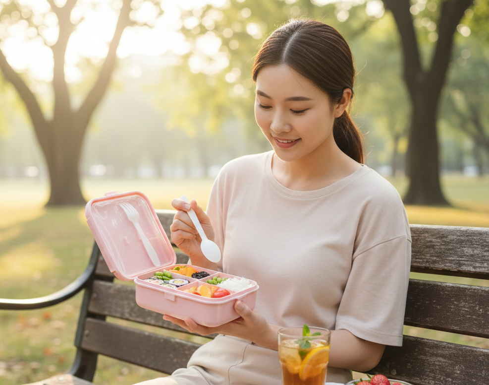 lonchera-rosa-con-cubiertos-vista-superior-vimarq.com | El Salvador