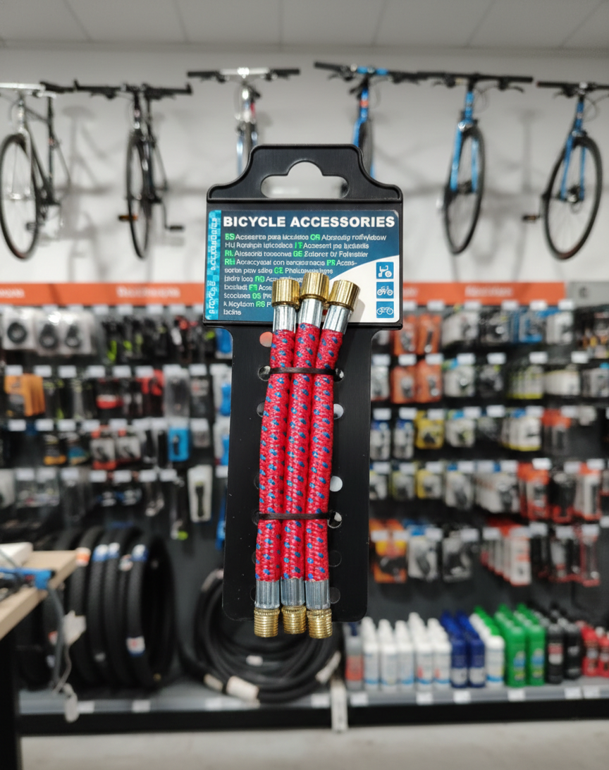 mangueras-flexibles-bomba-bicicleta-nylon-rojo-vimarq.com-El-Salvador
