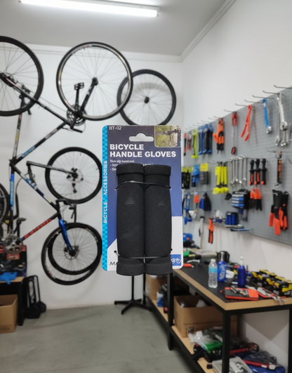 manguillos-espuma-suave-bicicleta-negro-BT02-vimarq.com-El-Salvador