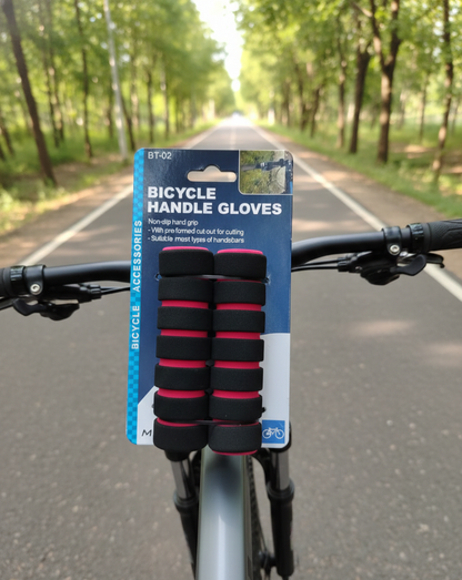 manguillos-espuma-suave-bicicleta-negro-rosa-vimarq.com-El-Salvador