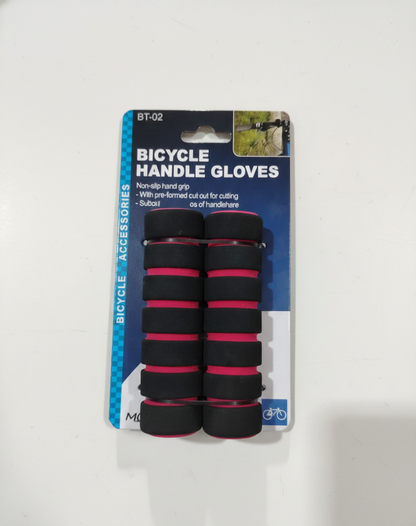 manguillos-espuma-suave-bicicleta-negro-rosa-vimarq.com-El-Salvador