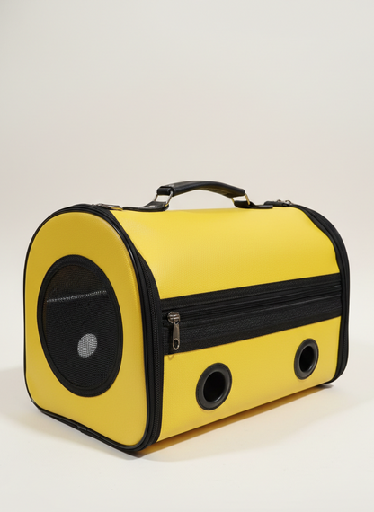 mochila-transporte-mascota-lujo-amarilla-vimarq.com | El Salvador