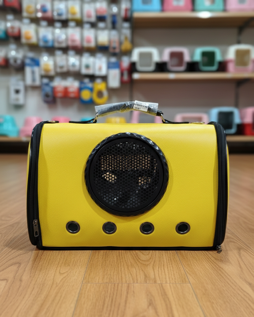 mochila-transporte-mascota-lujo-amarilla-vimarq.com | El Salvador