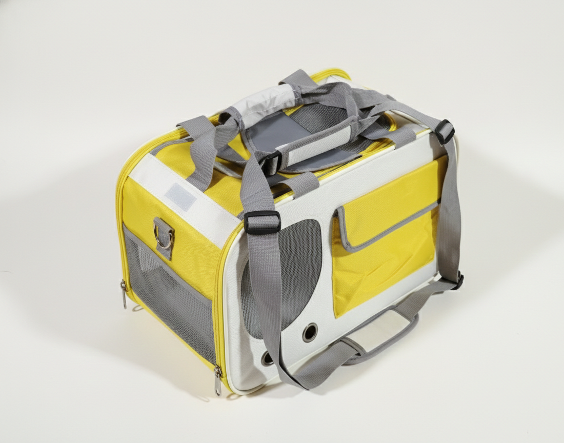 mochila-transporte-perro-blanco-amarillo-vimarq.com | El Salvador