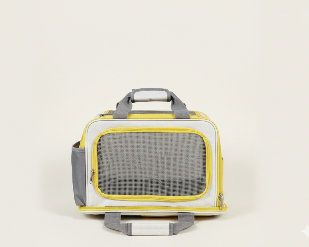 mochila-transporte-perro-blanco-amarillo-vimarq.com | El Salvador