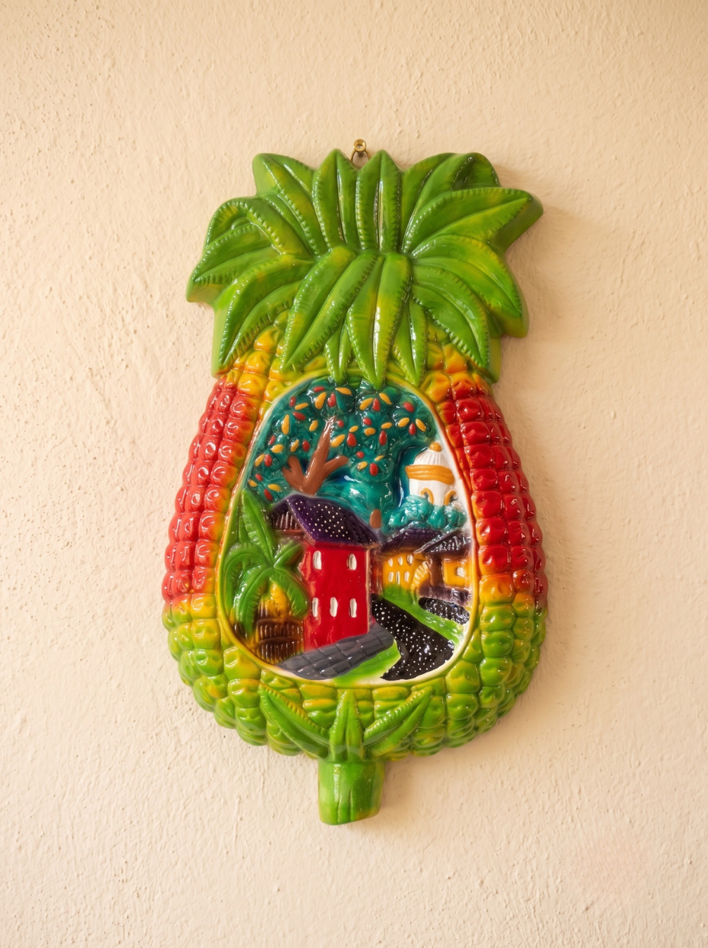 par-guacamayas-barro-decorativas-pared-vimarq.com-El-Salvador