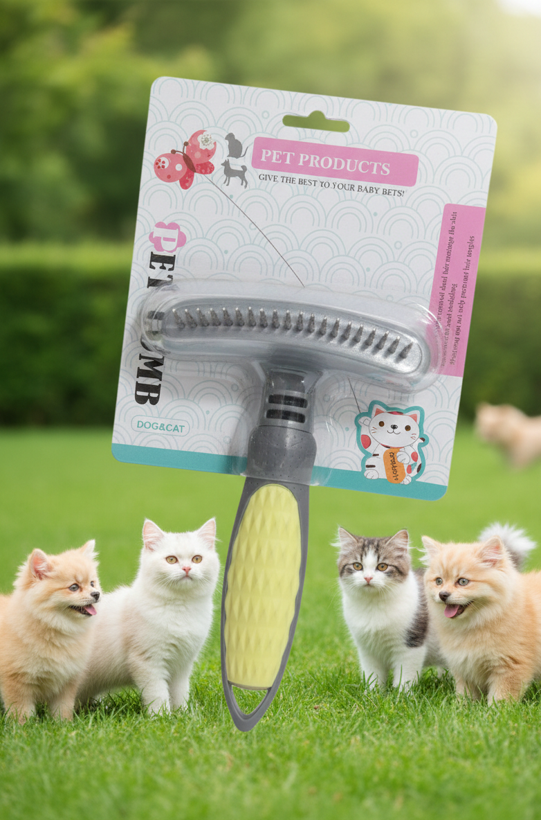 peine-rastrillo-mascotas-dong-da-amarillo-vimarq.com | El Salvador