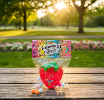 pelota-antiestres-fresa-squishy-glitter-pompones-vimarq.com-El-Salvador3