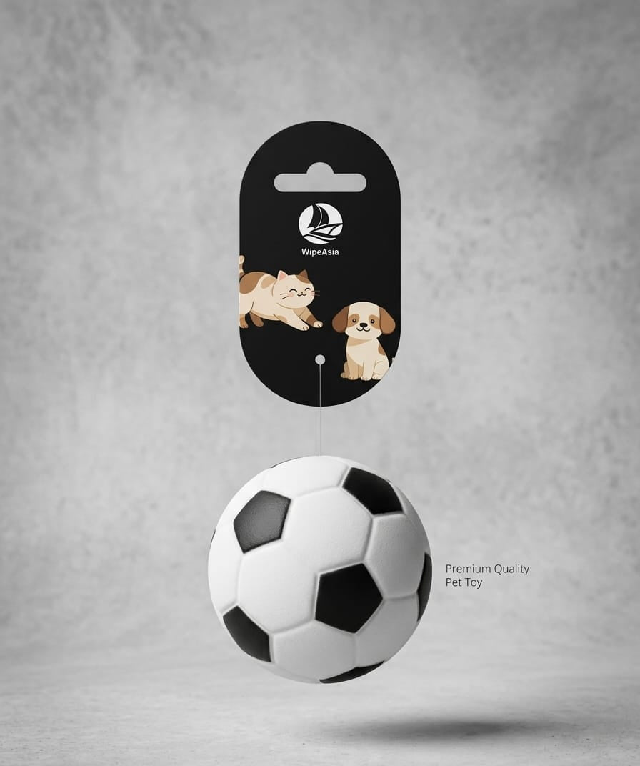 pelota-juguete-estilo-futbol-blanco-y-negro-mascotas-vimarq.com | El Salvador