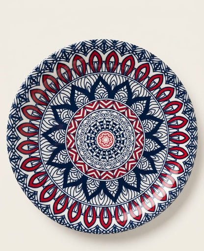 plato-llano-melamina-diseno-mandala-27-cm-vimarq.com | El Salvador