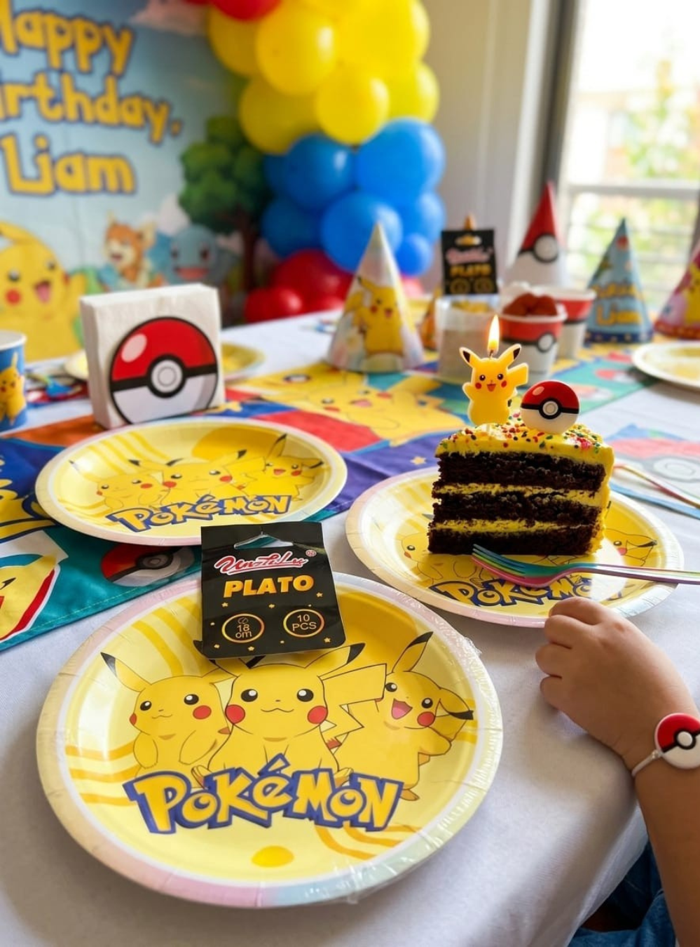 platos-desechables-papel-pokemon-pikachu-18cm-pack-10-unidades - vimarq.com
