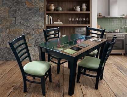 Comedor Moderno de 4 Sillas Rectangular Personalizable