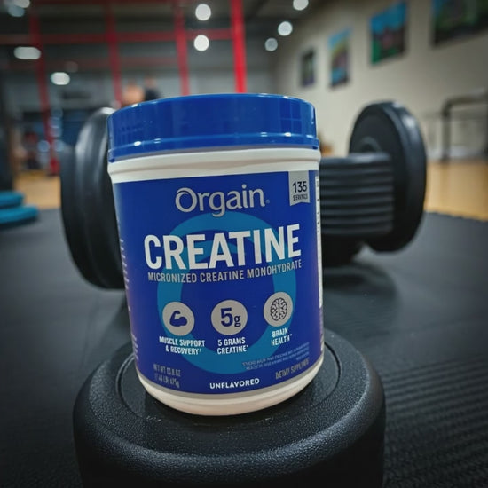 Orgain Creatina Monohidratada Micronizada en Polvo - 135 Servicios (675g) vimarq.com El Salvador