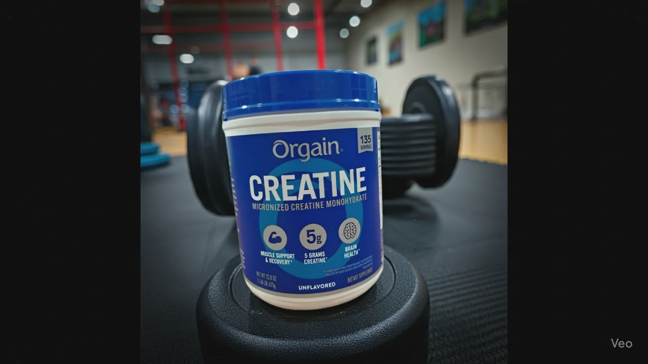 Orgain Creatina Monohidratada Micronizada en Polvo - 135 Servicios (675g) vimarq.com El Salvador