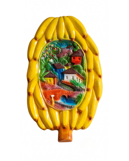 racimo-platanos-barro-decorativo-paisaje-vimarq.com-El-Salvador