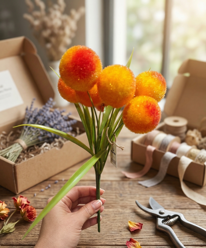 ramo-flor-artificial-pom-pom-decorativo-vimarq.com-El-Salvador