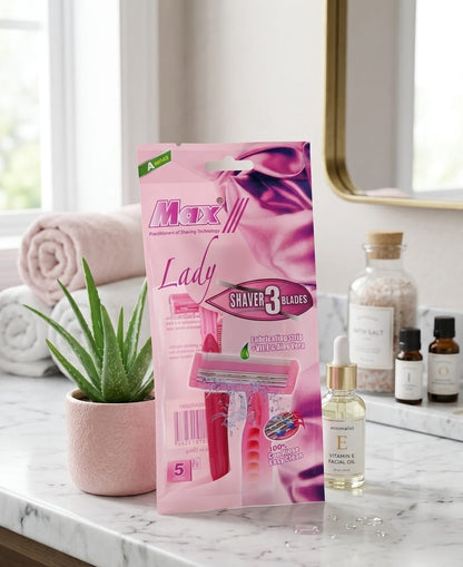 rasuradora-femenina-max-lady-3-hojas-aloe-vimarq.com-el-salvador