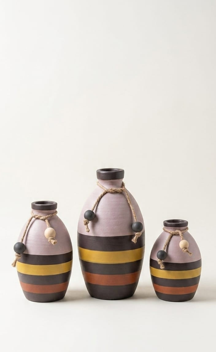 set-3-jarrones-lilas-rayas-tonos-tierra-vimarq-com-El-Salvador
