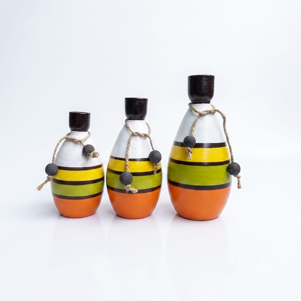 set-3-jarrones-multicolores-rayas-vimarq-com-El-Salvador