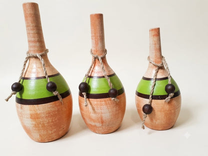 set-3-jarrones-terracota-franja-verde-vimarq-com-El-Salvador