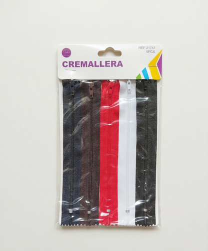 set-5-cremalleras-nube-colores-basicos-vimarq-com-el-salvador