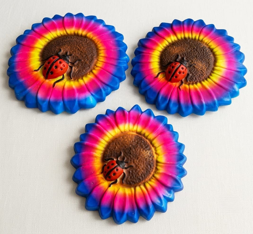 set-adornos-girasol-multicolor-mariquita-vimarq-com-el-salvador