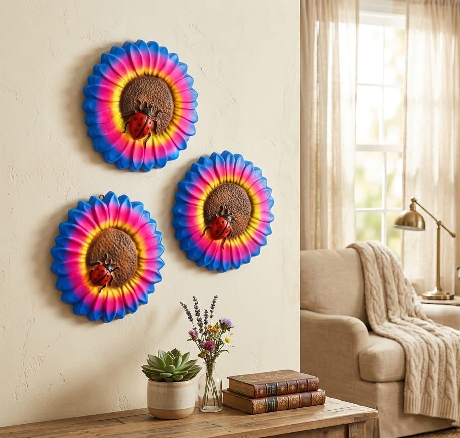 set-adornos-girasol-multicolor-mariquita-vimarq-com-el-salvador2