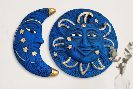 set-adornos-pared-sol-luna-azul-dorado-vimarq-com-el-salvador