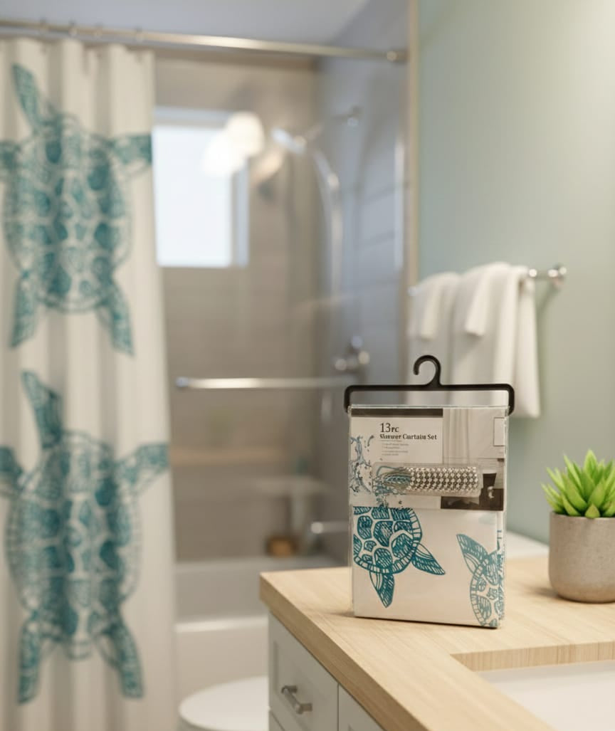 set-cortina-bano-13-piezas-tortuga-vimarq.com-el-salvador3