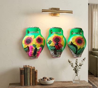 set-jarrones-pared-verdes-girasoles-vimarq-com-el-salvador