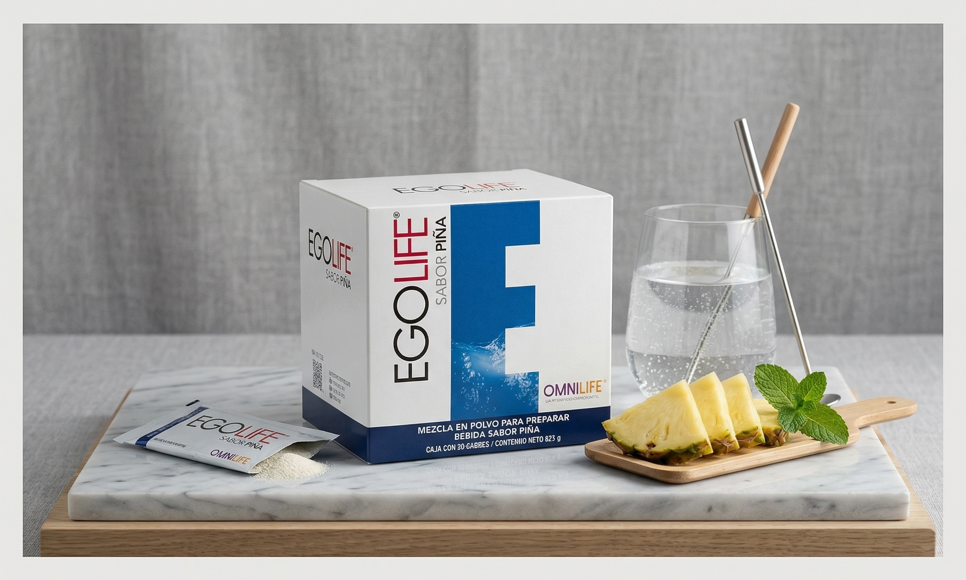 suplemento-hidratante-ego-life-pina-omnilife-caja-30-sobres - vimarq.com | El Salvador