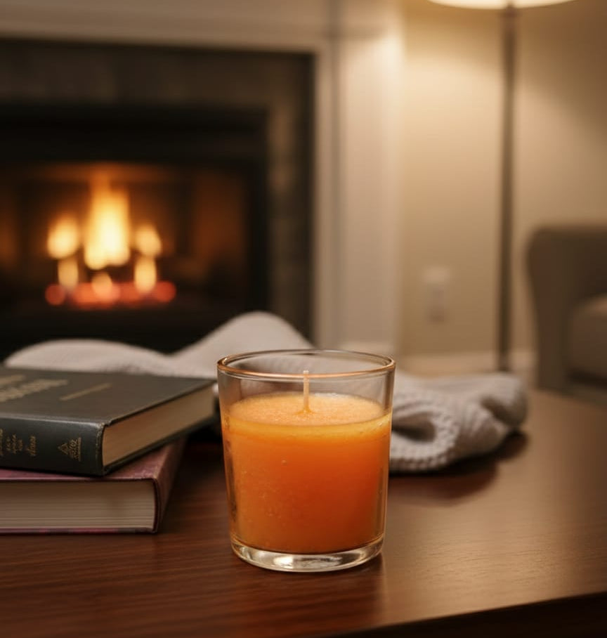 vela-aromatica-naranja-vaso-vidrio-vimarq.com-El-Salvador